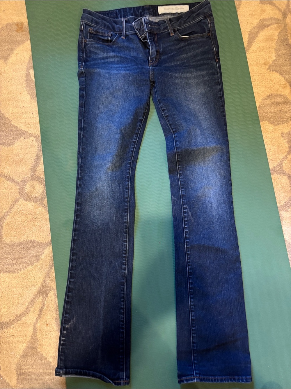 Treasure & Bond Dark Blue Flare Jeans